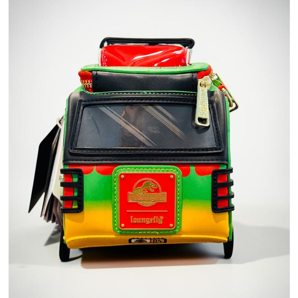 Loungefly Universal Jurassic Park Safari Tour Vehicle Light Up Figural Crossbody - Picture 3 of 8